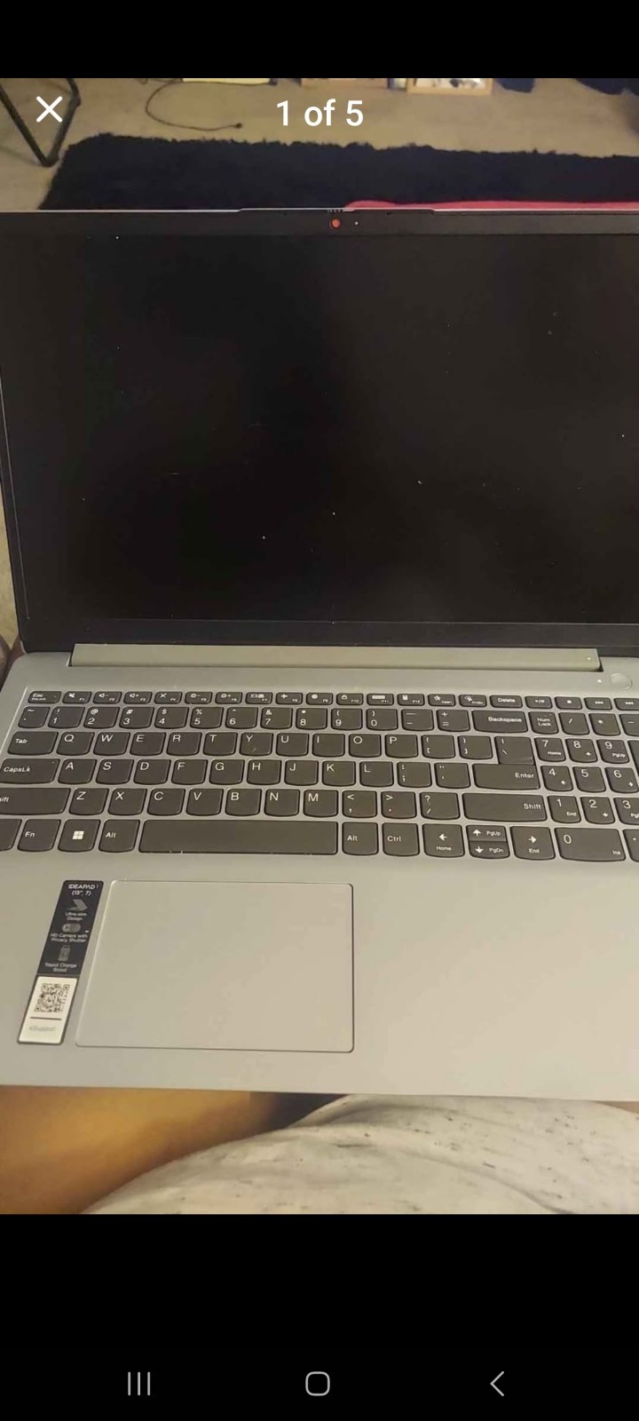 Lenovo IdeaPad 1 15amn7 AMD Athlon Silver 7120U 2.40GHz 4GB RAM Win 11 128GB