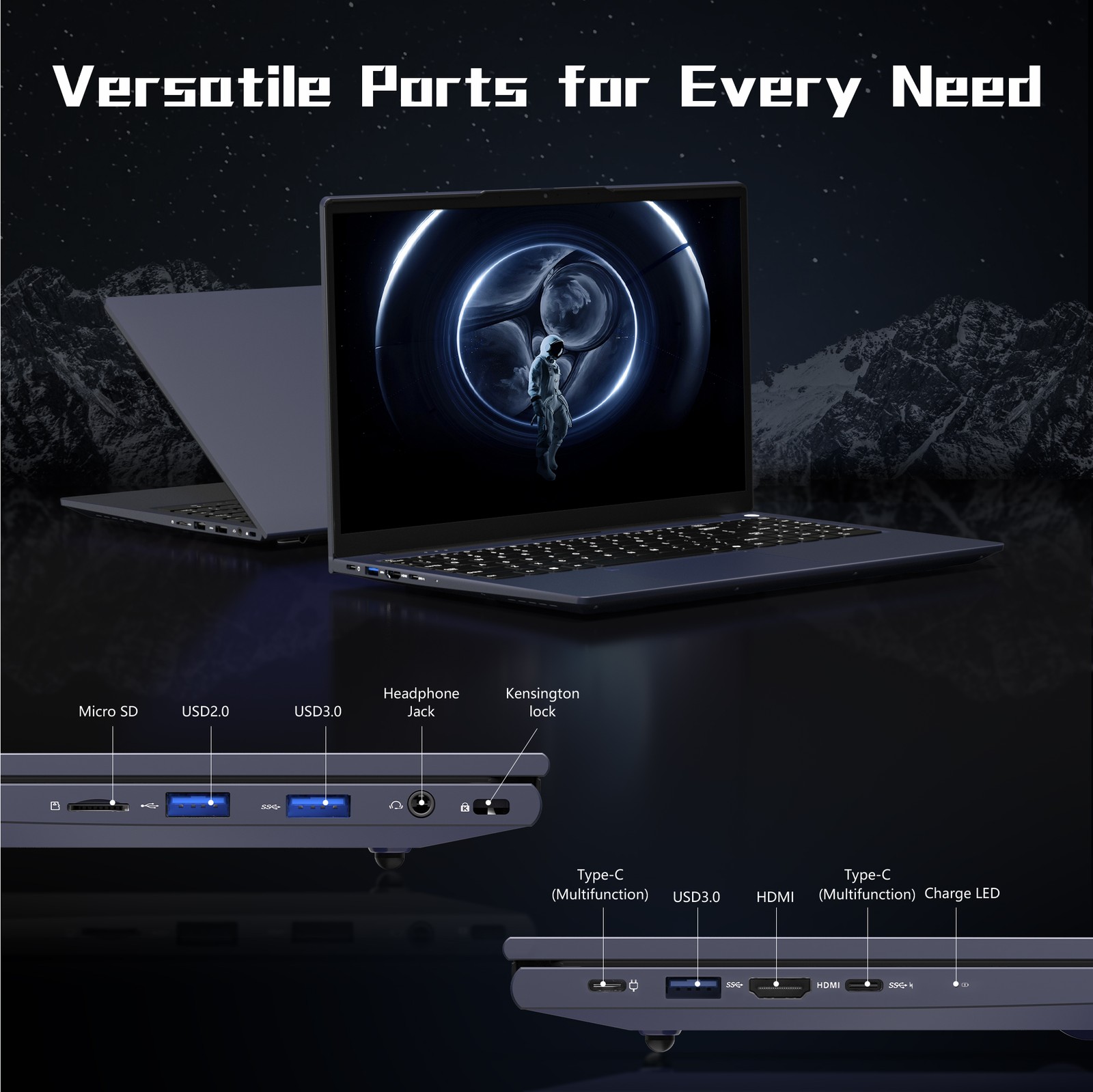 NIMO 15.6″ IPS FHD-Gaming-Laptop, AMD Ryzen 5 6600H 6-Cores 660M GPU 4.5GHz
