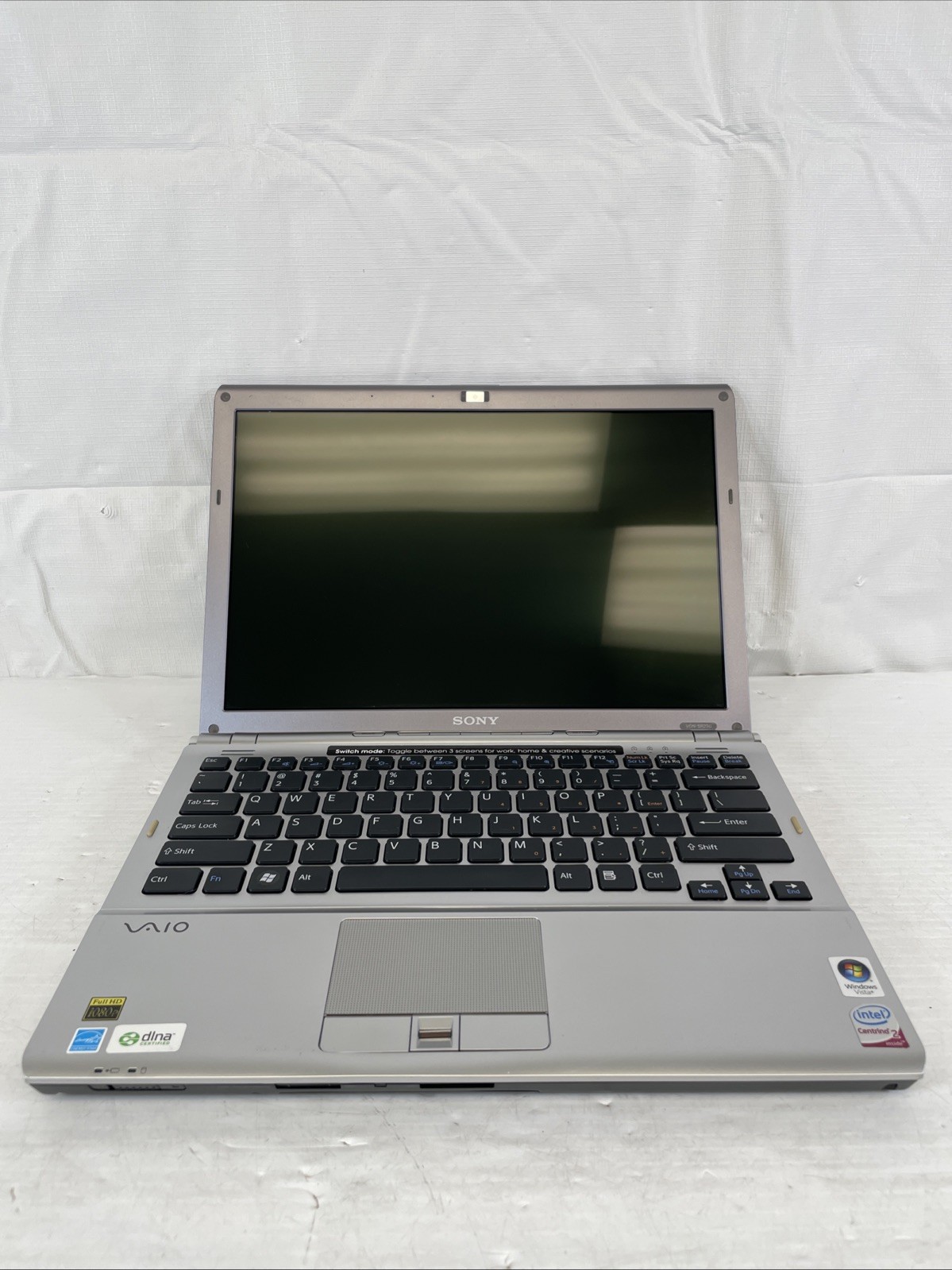 Sony VAIO VGN-SR290 Intel C2D P8400 2.26GHz 4GB RAM 100GB HDD Radeon Win10