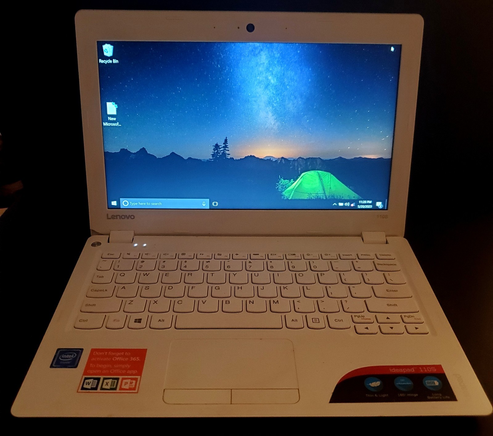 Lenovo Ideapad Laptop – Model 80WG / 110S-11IBR Intel Celeron N3060 GHz 2 GB 32