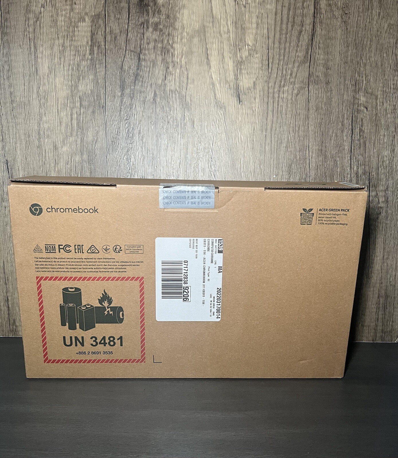 Acer – Chromebook 311 11.6HD Display MediaTek MT8183C Octa-Core 4GB 2021 NEW