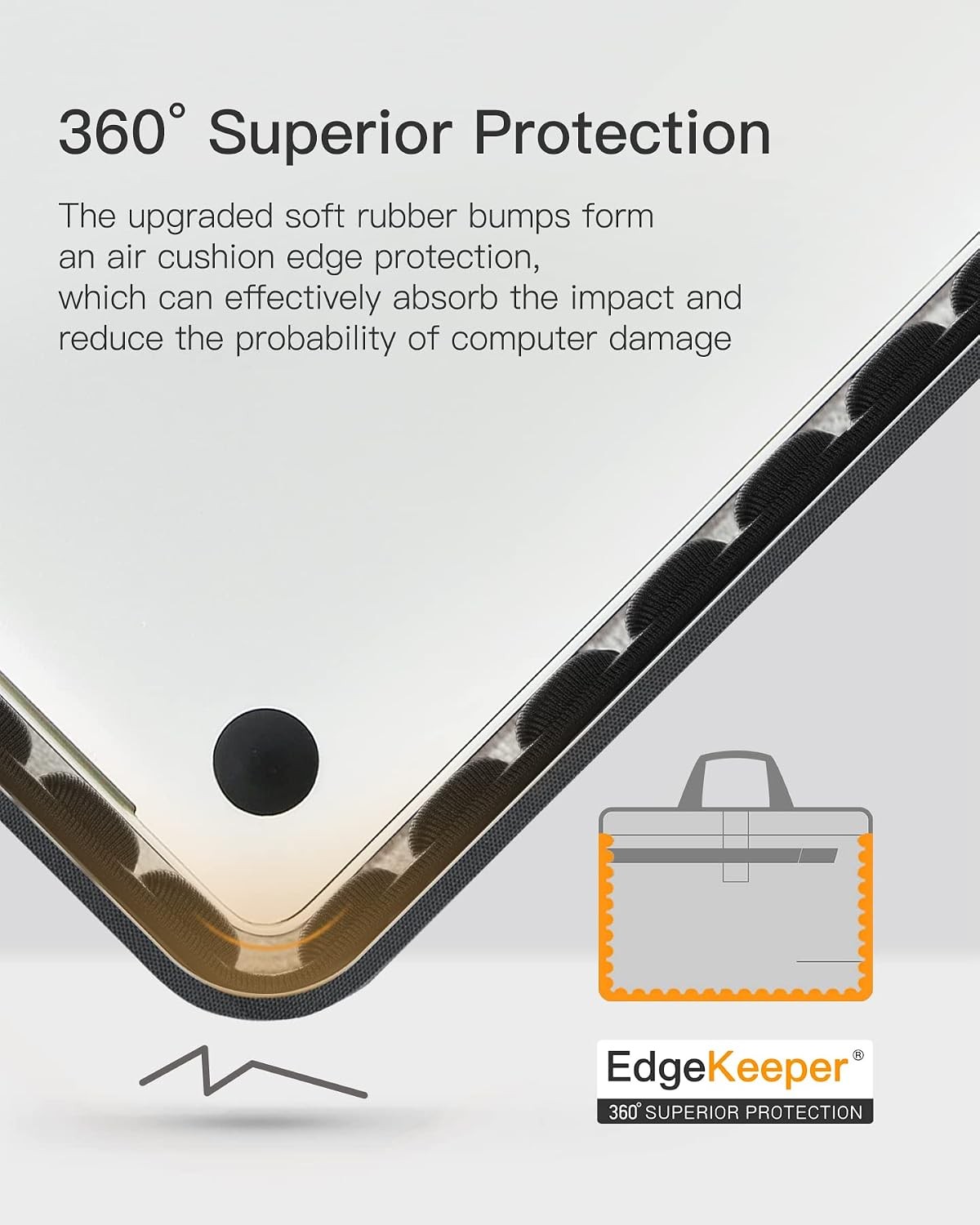 TSA Approved 15.6 Inch Laptop Bag Case for Men and Women, Includes Trolley Strap