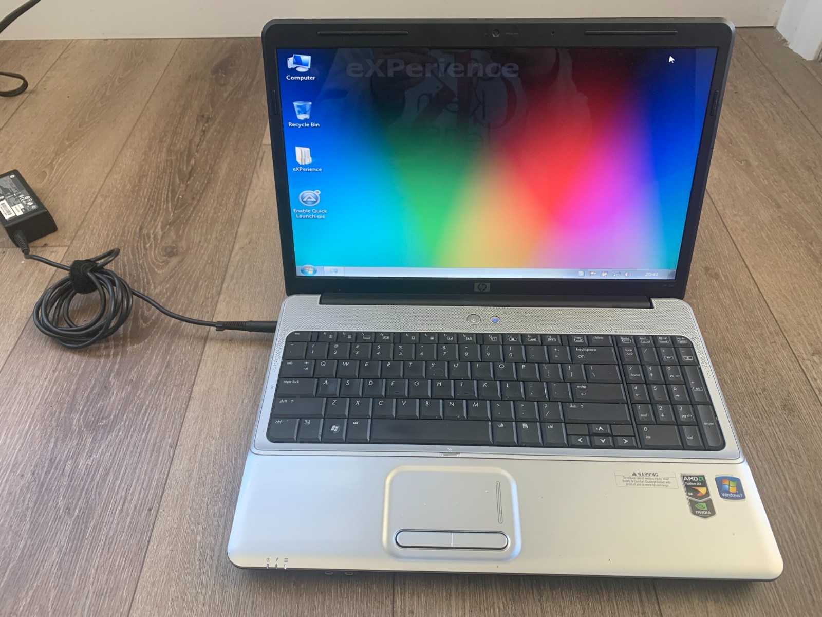 HP G60-445DX Notebook PC 15.6″ AMD Turion Dual-Core 2.20GHz 3GB RAM 160GB HDD