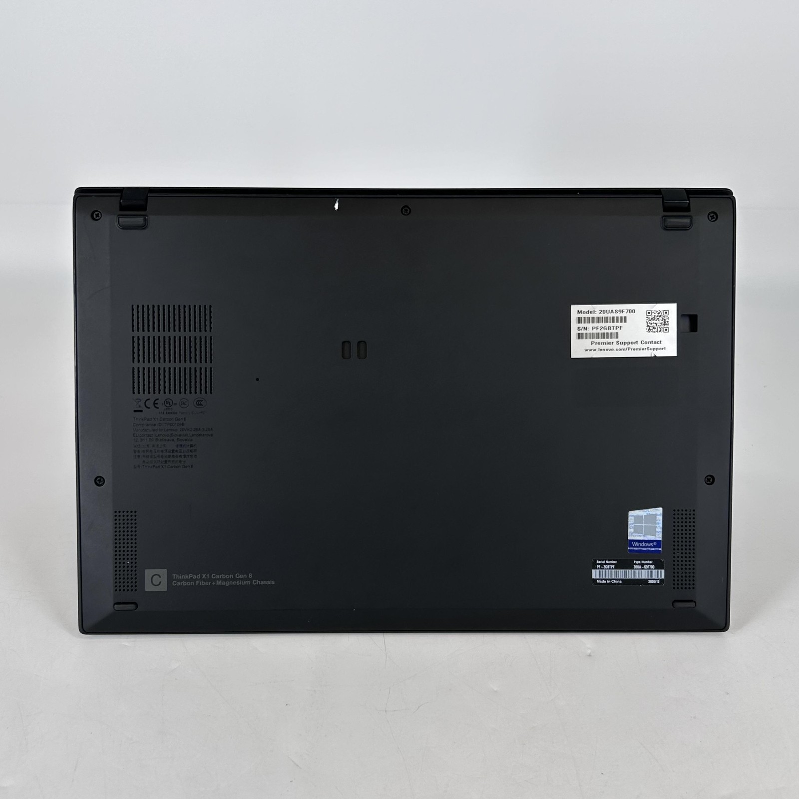 Lenovo ThinkPad X1 Carbon Gen 8 14 2K i5-10310U 1.70GHz 16GB 512GB SSD Good
