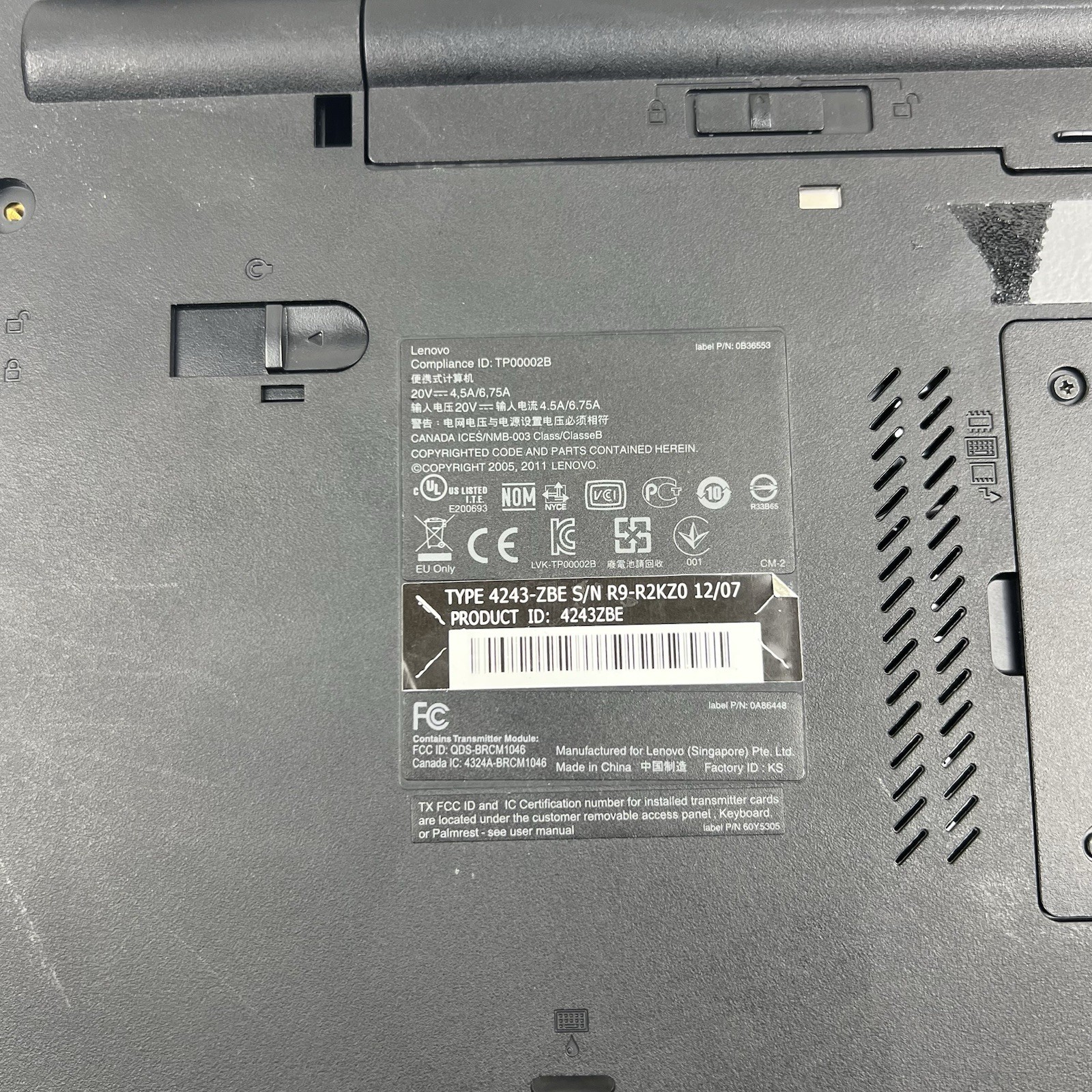 Lenovo ThinkPad T520 Intel i7-2640M 8GB 320GB HDD Linux Mint OS w/ Charger|ELP62