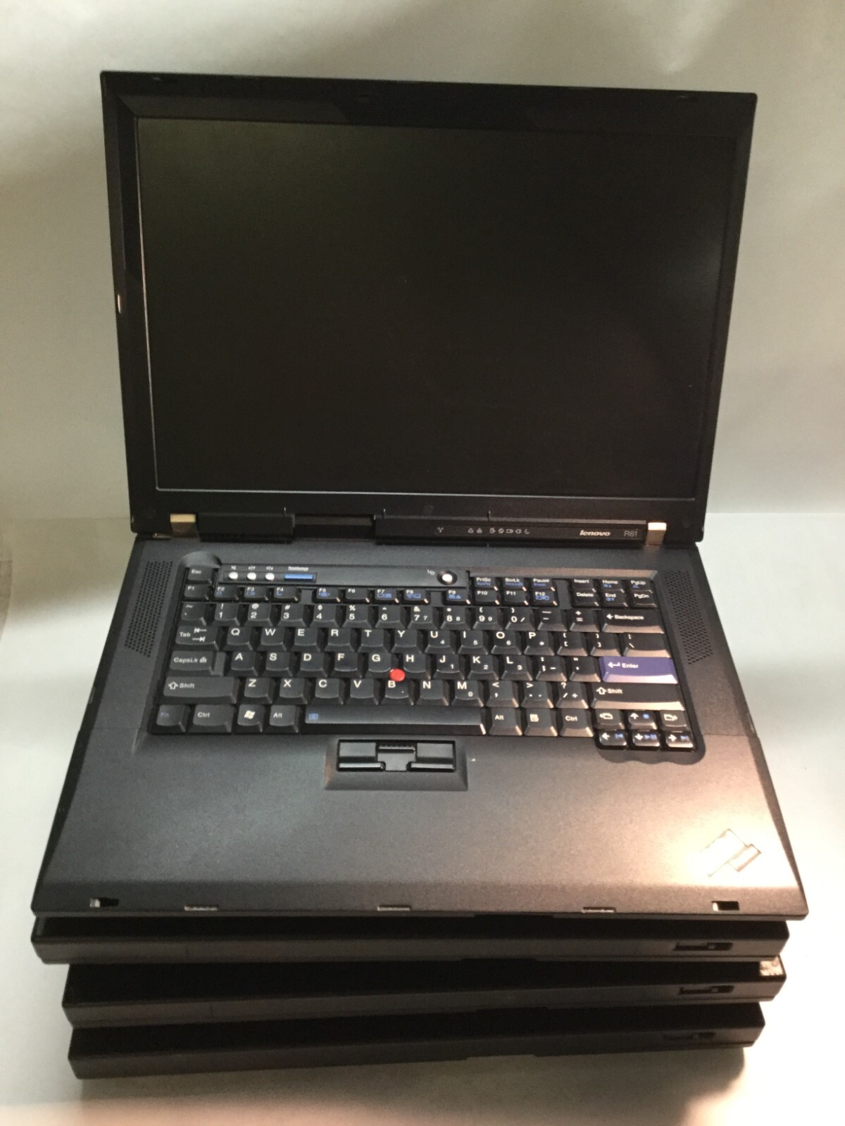 LOT OF 4 Lenovo ThinkPad R61 14″ Laptop Intel Celeron- VARIOUS ISSUES *READ*