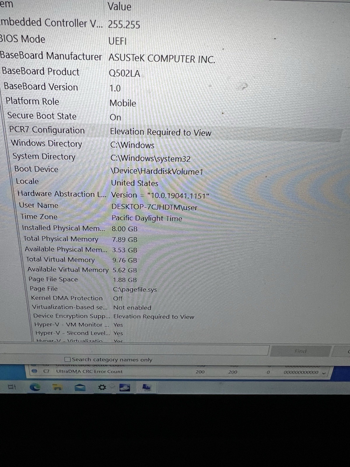 Asus Q502L 2in1 Touch Laptop Intel i5-4210U @ 1.70 GHz 8GB 1TB HDD Win 10