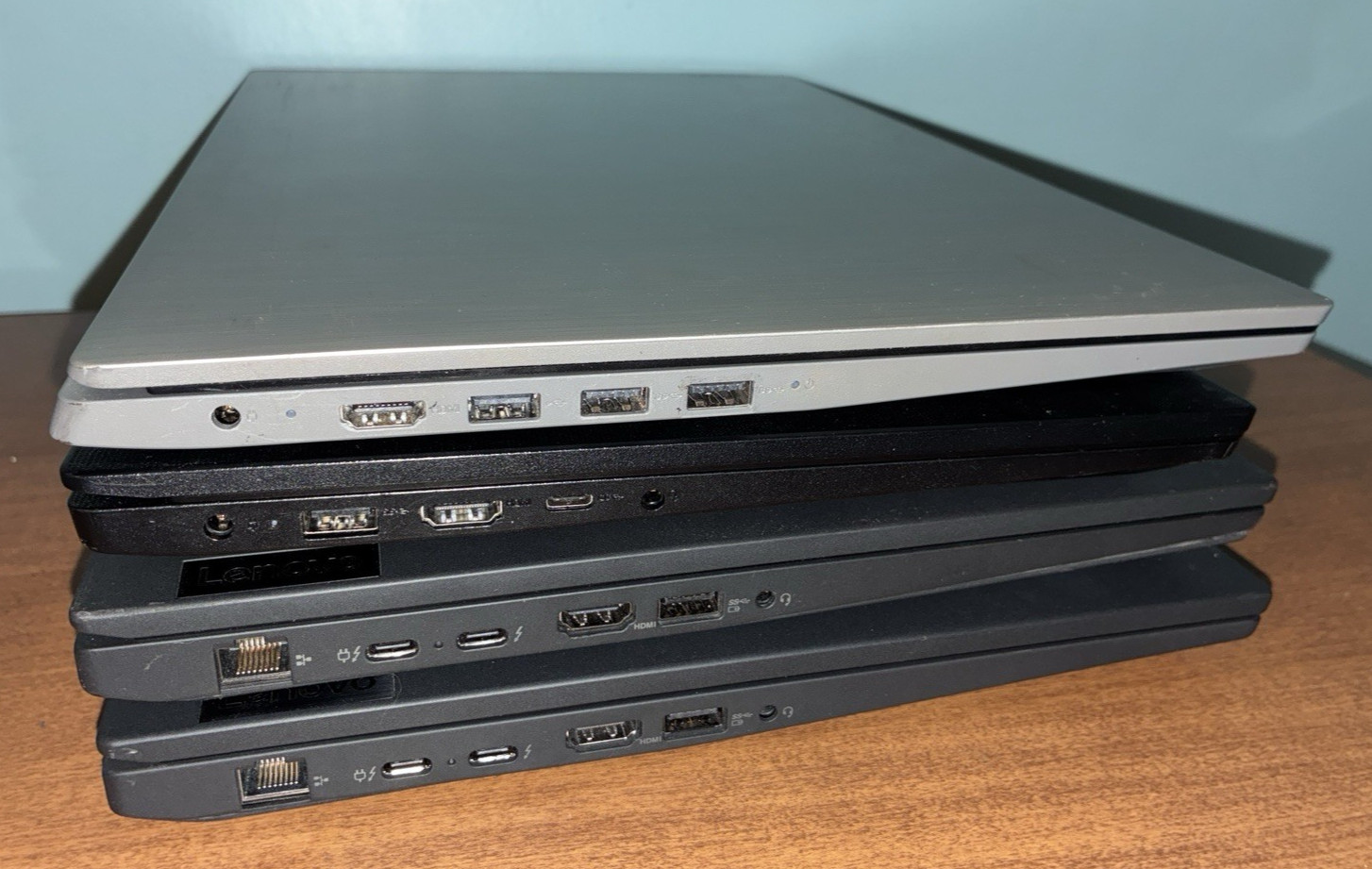 Lenovo Laptops For Parts Repair No RAM SSD AC Lot of 4