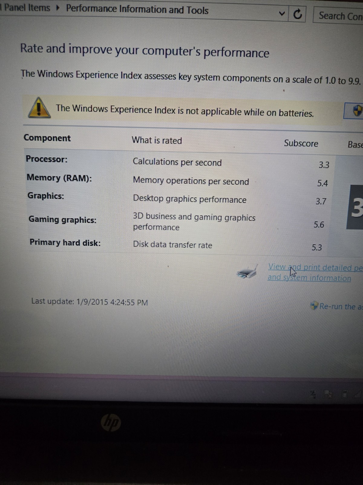 HP 2000 Laptop Windows 8 13.5″ Screen HDD 148 GB 3.60 GB RAM