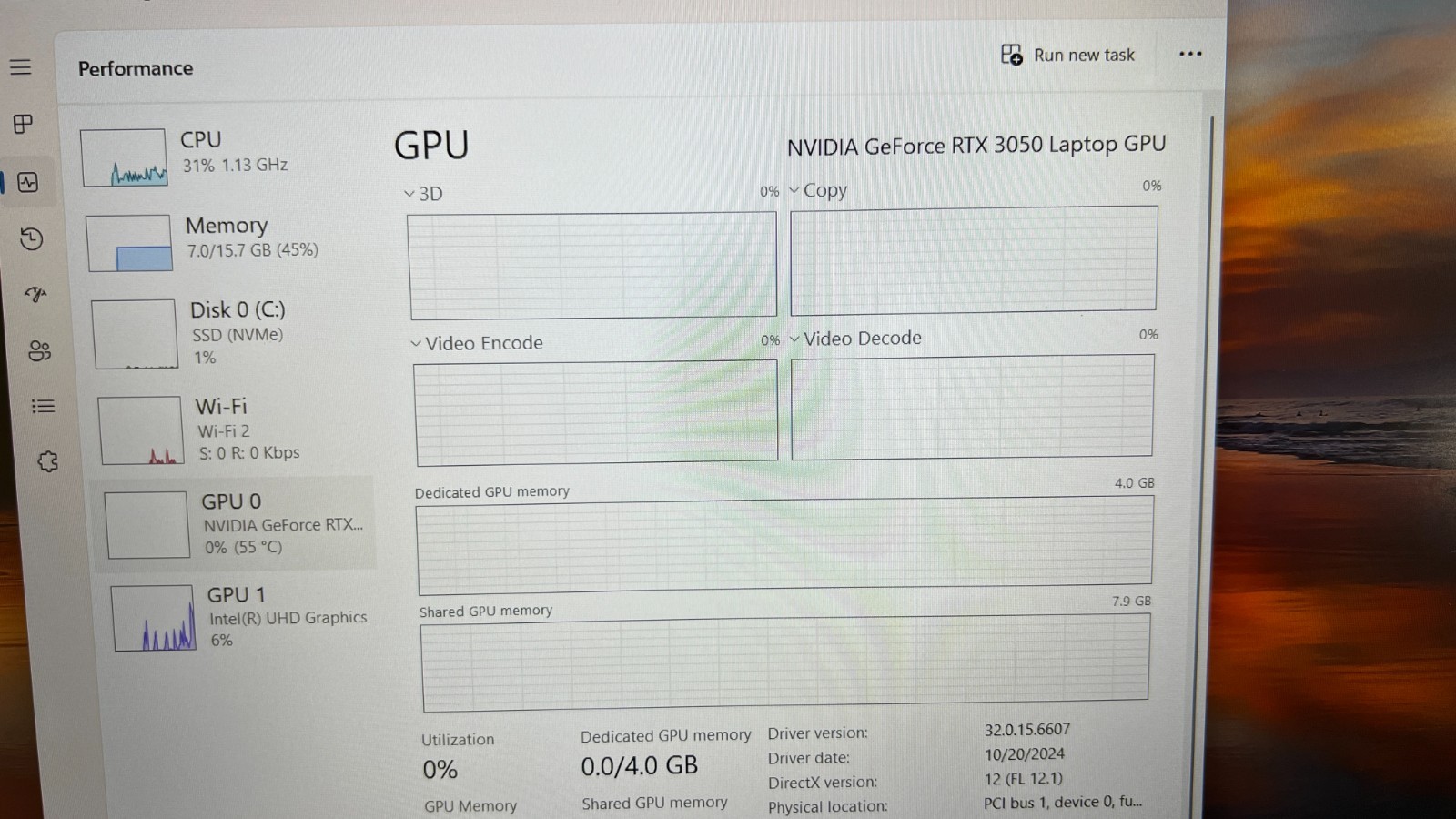 ASUS TUF F15 15.6″ 144Hz i5-11400H 16GB 1TB SSD RTX 3050 Laptop READ SCREEN FLAW