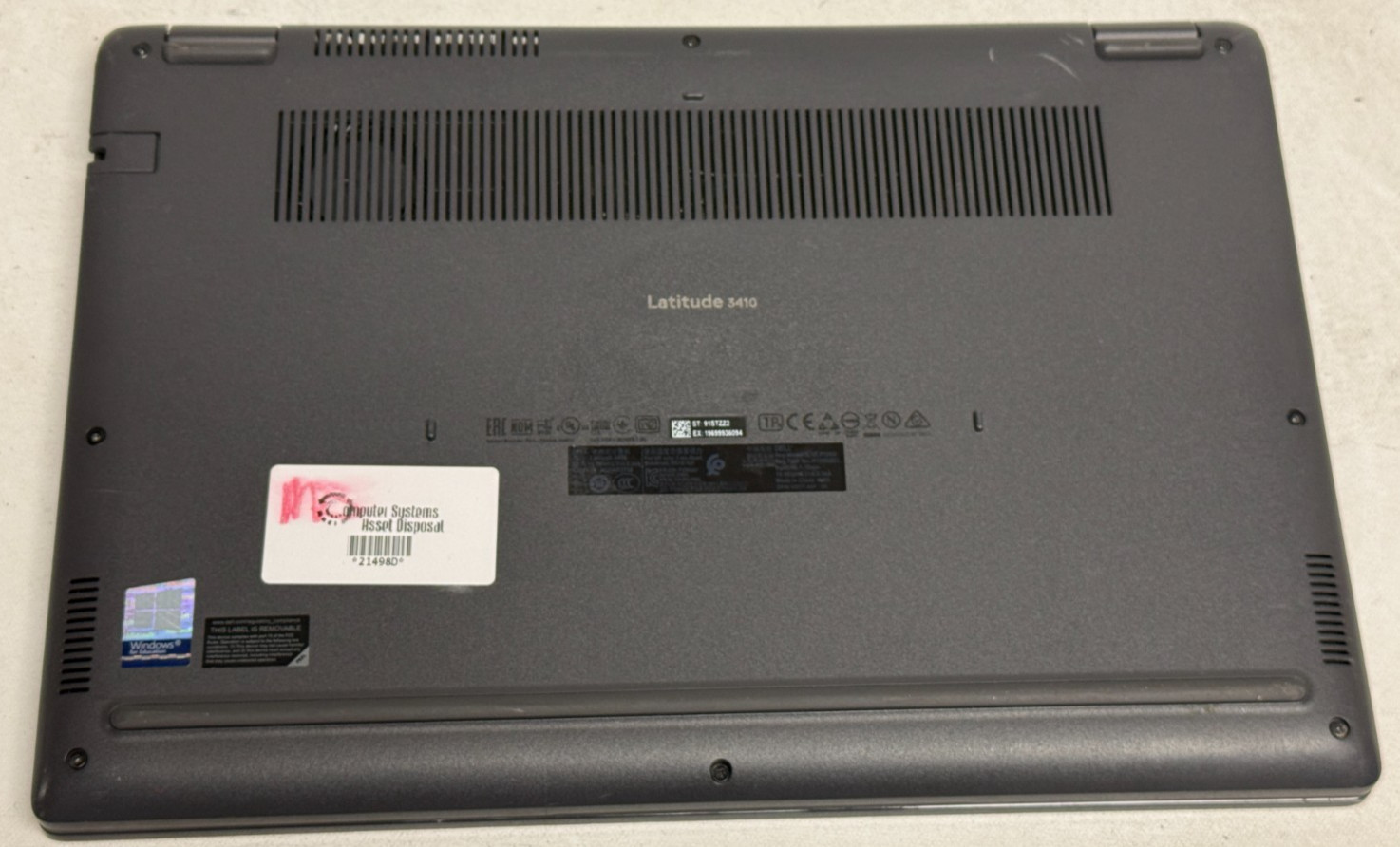 Dell Latitude 3410 14″ (i5-10210u 1.60GHz – 16GB RAM – 256GB SSD – Win11Home)