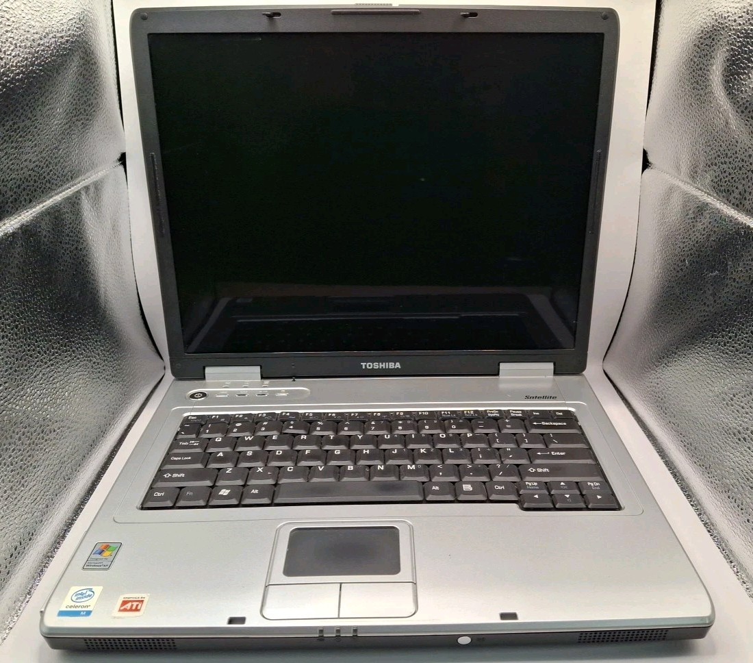 Toshiba Satellite 15″ l25-S119 Celeron M 1.50GHz/1.12GB/40GB HHD/Windows XP Pro