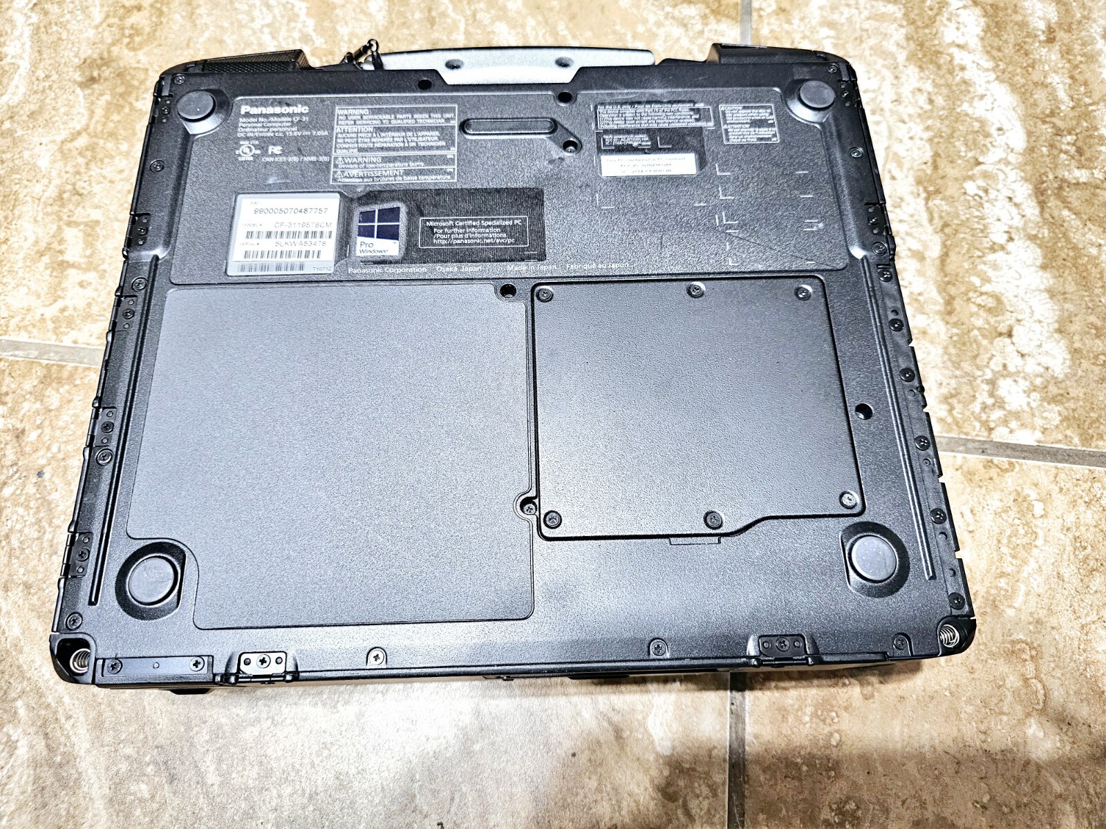 Panasonic ToughCF-31 MK5, i5-5300U @ 2.30GHz/16GB/1TBSSD/Win 10P64B,4G LTECAMGPS