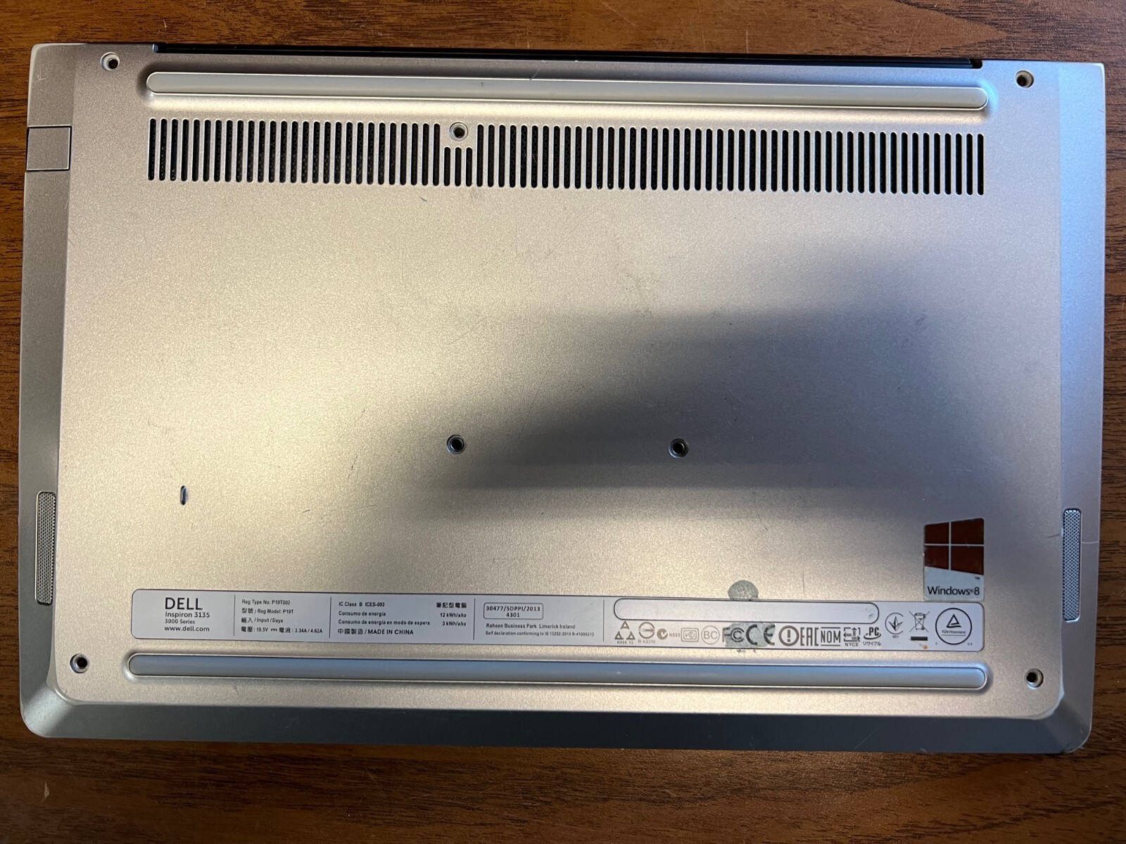 Dell Inspiron 3135. AMD A6-14501.0GHz FOR PARTS NOT WORKING CANNOT BOOT TO BIOS