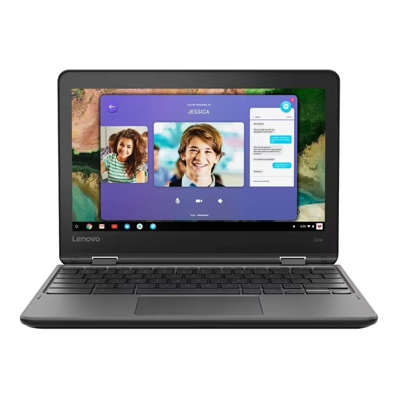 Lenovo 300e 2nd Gen Chromebook 11.6″ Touchscreen 2-in-1 4GB 32GB eMMC Webcam
