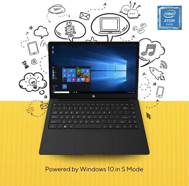 Core Innovations 14” Notebook – 4GB Ram – 64GB SSD – 1920 x 1080 – Windows 10 S