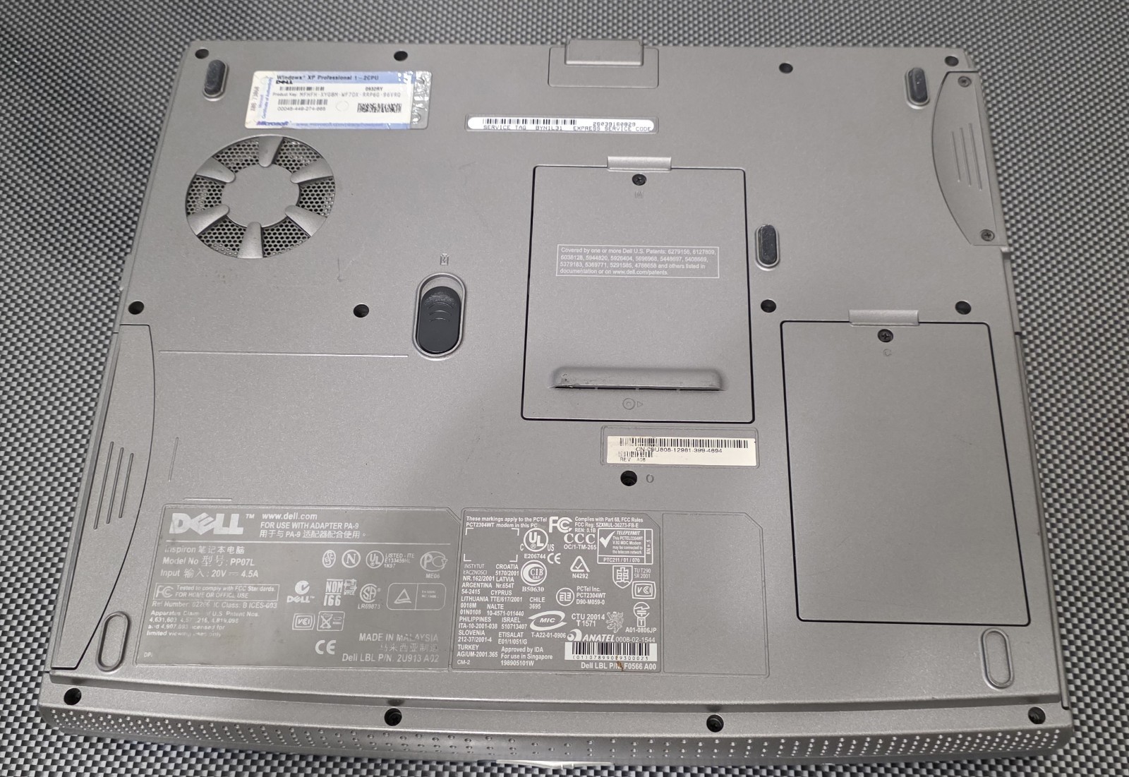 2002 Dell Inspiron 5100 14.1″ Laptop Pentium 4 2.53GHz 30GB Windows XP