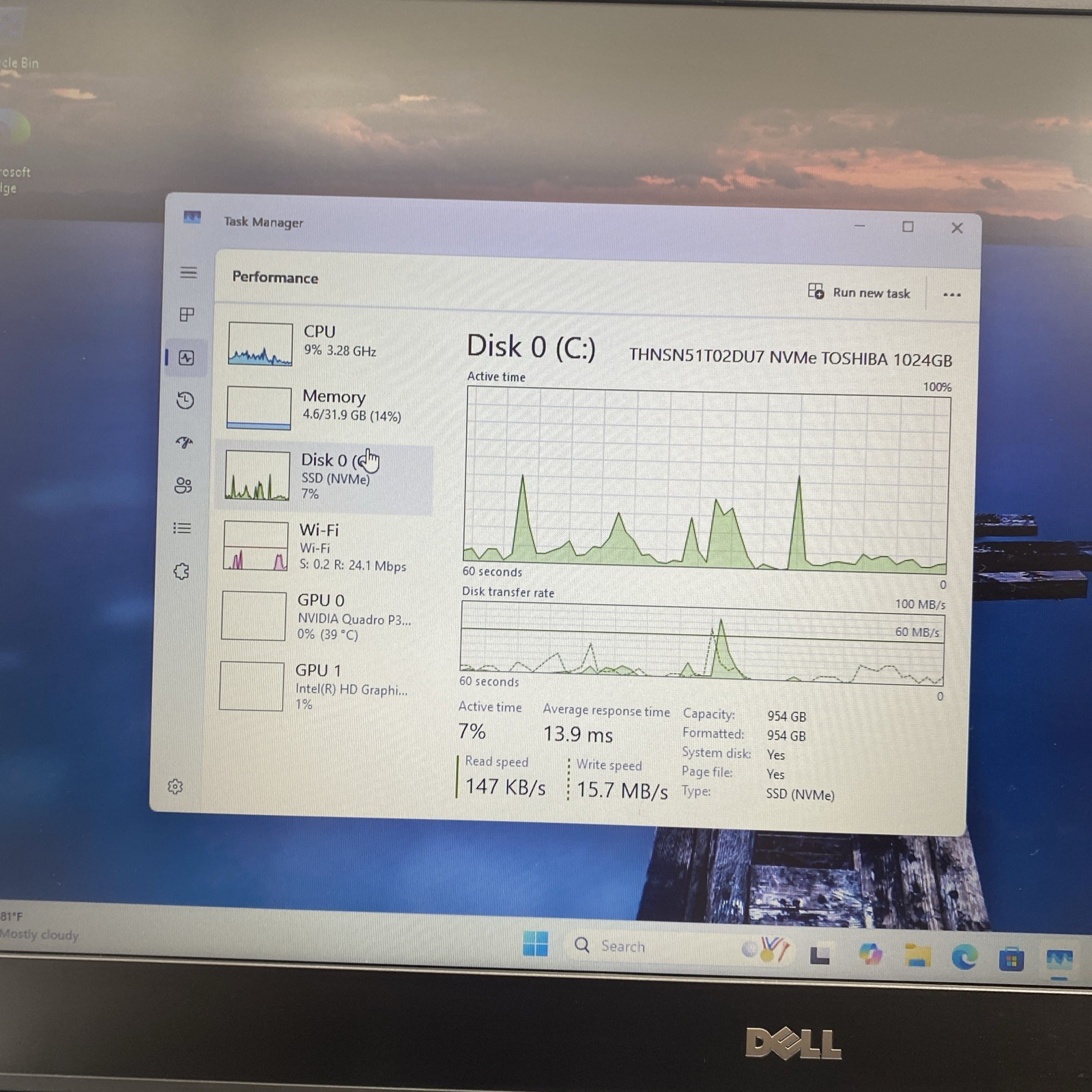 DELL Precision 7720 17.3 Laptop Xeon 3.10 GHZ E3-1535M 32GB RAM 1TB SSD (L33)