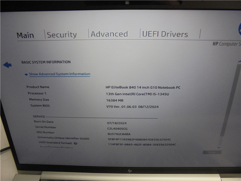 HP EliteBook 840 G10 Laptop i5-1345U 4.7GH 16GB RAM 512GB SSD Windows 11 Pro COA