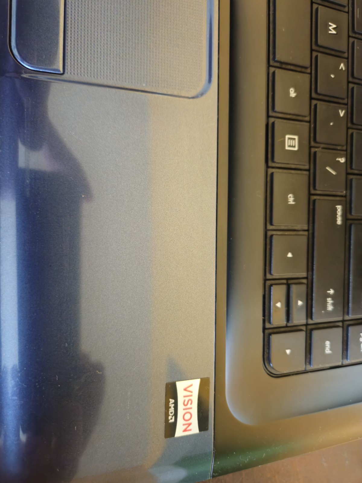hp 2000 vision amd | Clean Looking Laptop | Blue In Color | Charger Cord Not Inc