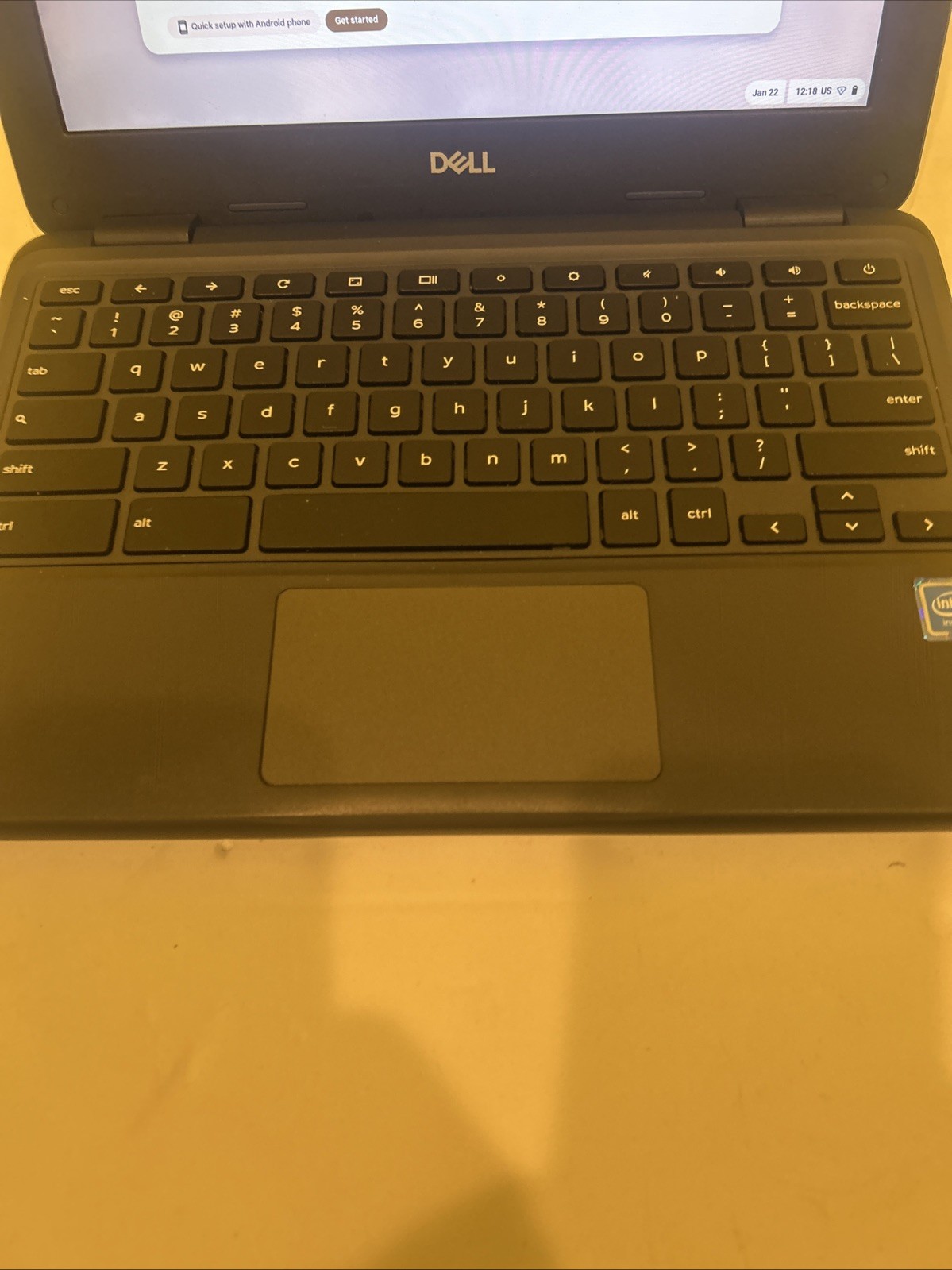 Dell 3100 Touchscreen Chromebook Working Great Bezel Read Description