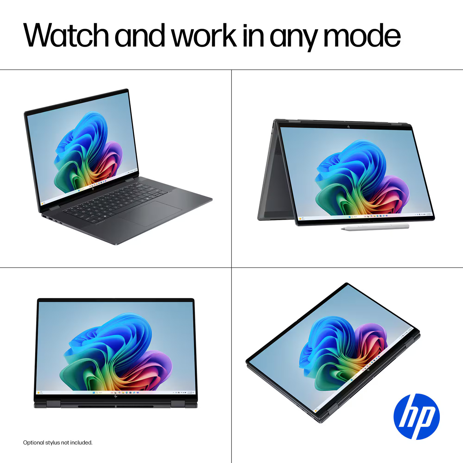 HP – OmniBook X Flip 2-in-1 – 16″ 2K Touch-Screen Laptop – Intel Core Ultra 7…