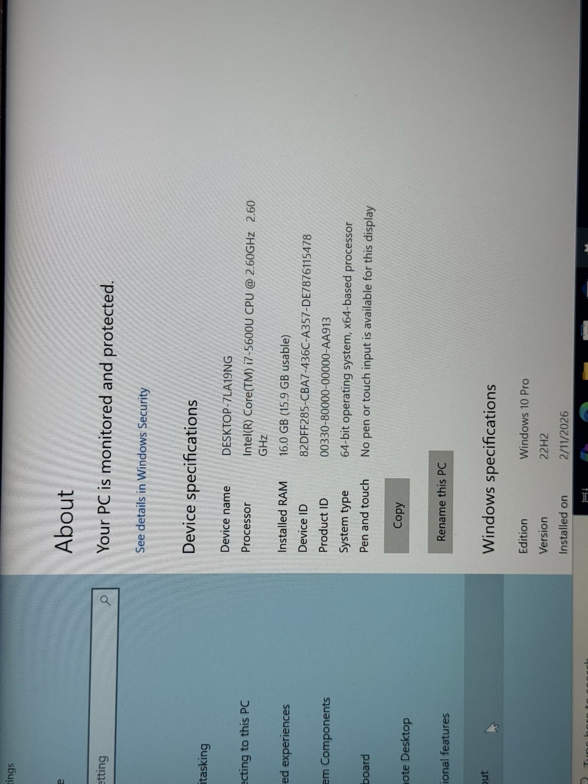 Dell Latitude E7450 14″ (256 GB SSD, Intel Core i7-5600U, 2.60 GHz, 8GB RAM)