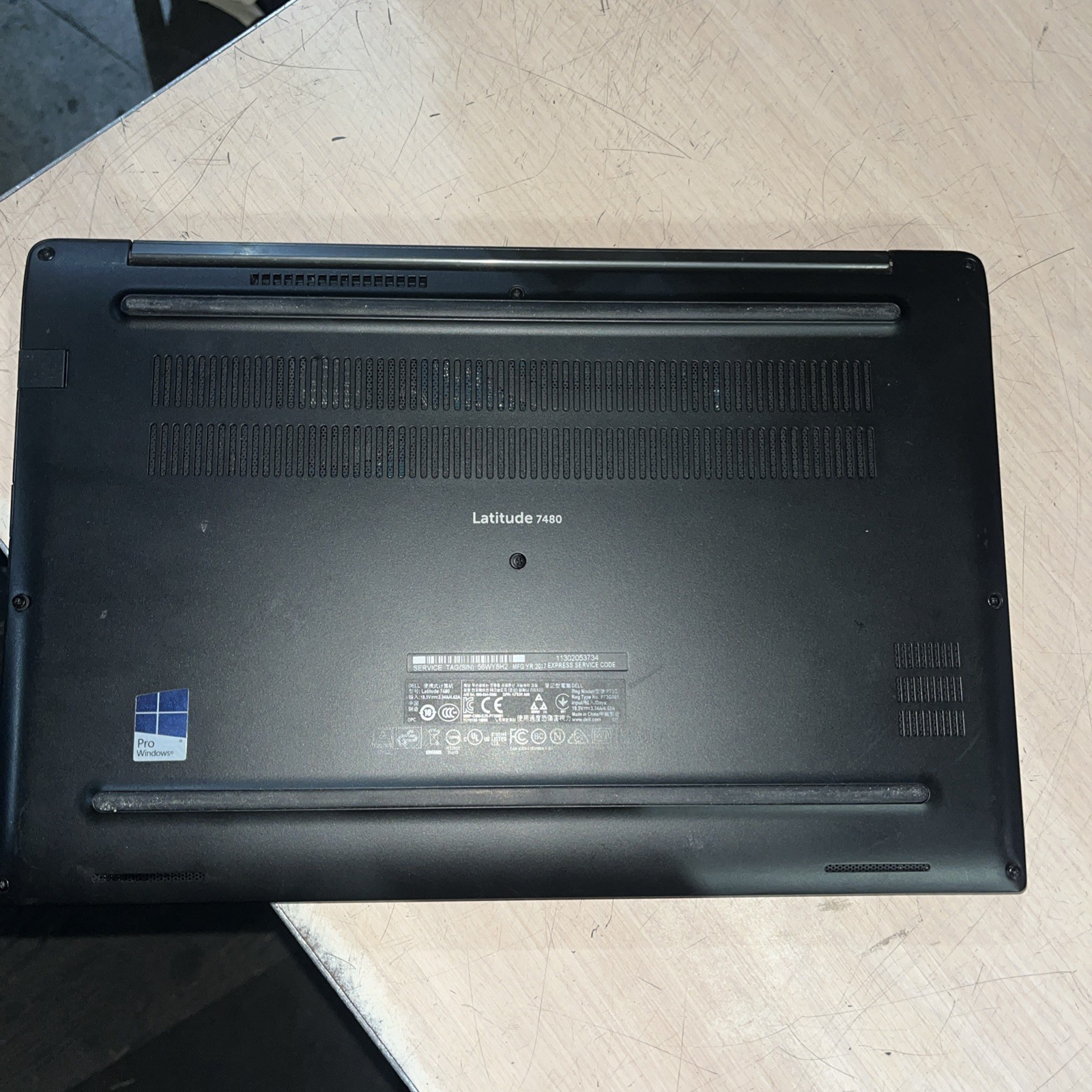 DELL LATITUDE 7480 INTEL CORE I7-7600U 8GB RAM NO HD
