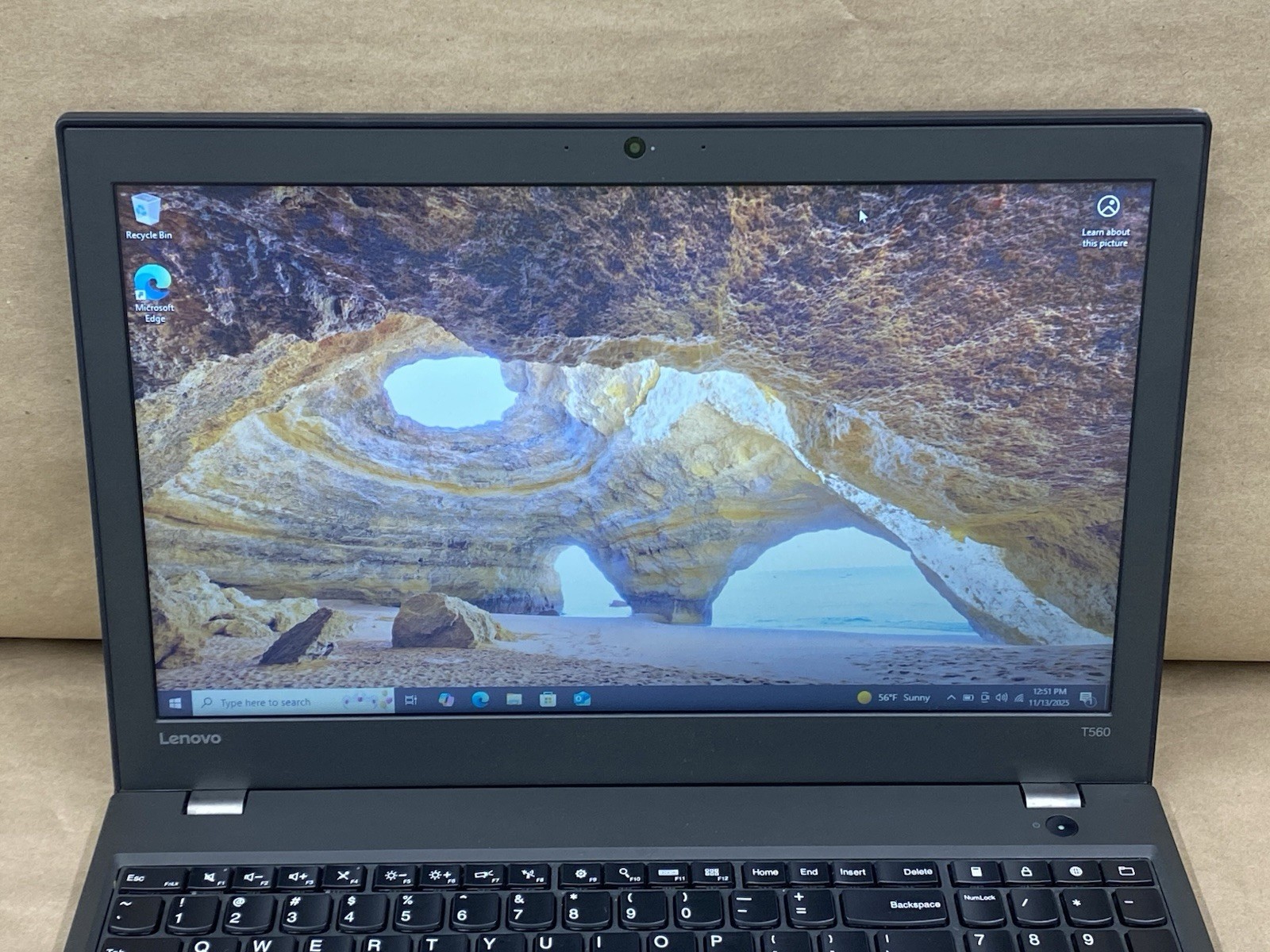 Lenovo T560 – 16″ 1366×768 – I5-6200U – 4GB – 128GB SSD – Win 10 Pro