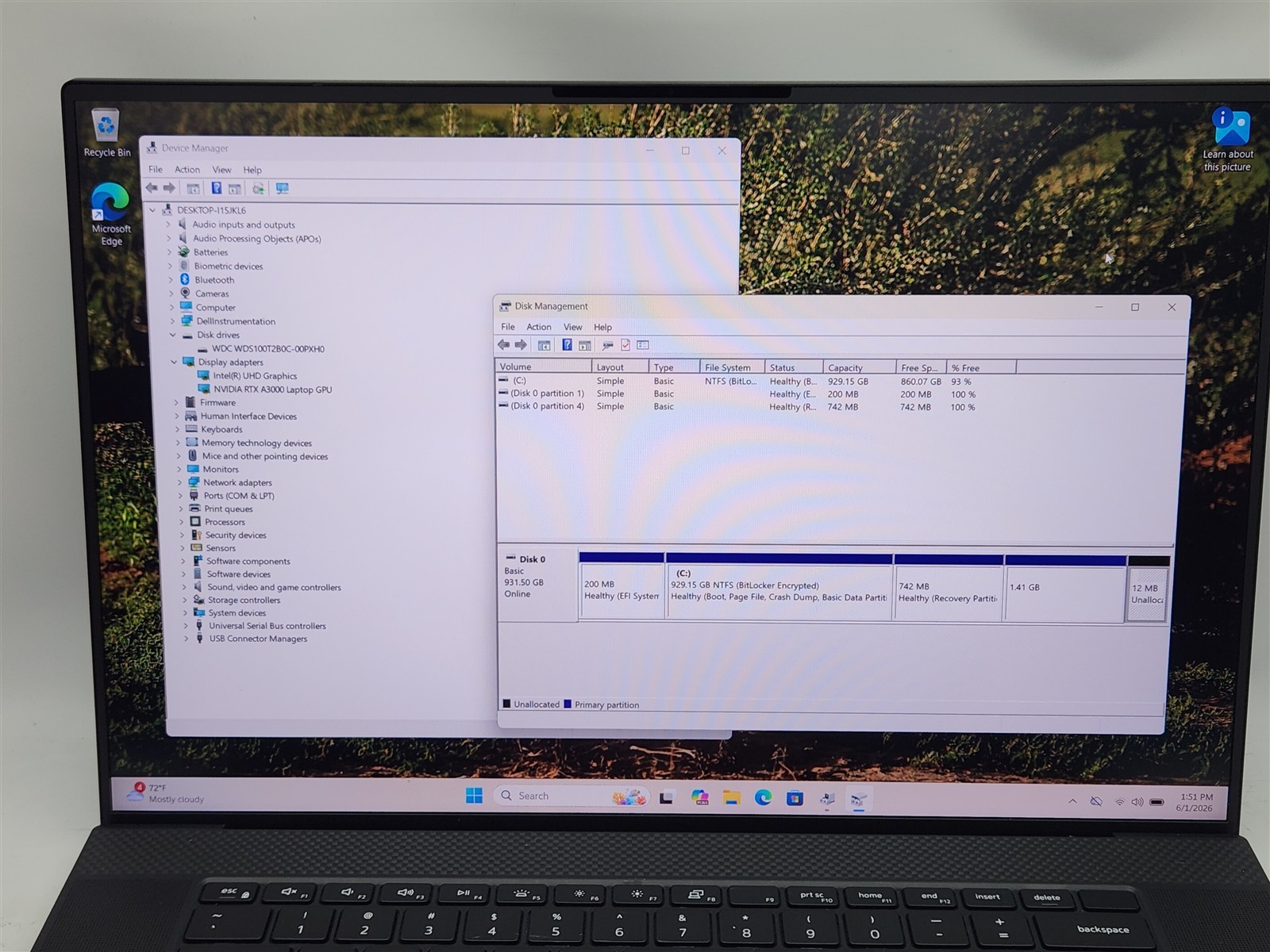 Dell Precision 5760 17″ Xeon W-11855M 32GB RAM nVidia RTX A3000 1TB NVMe Laptop