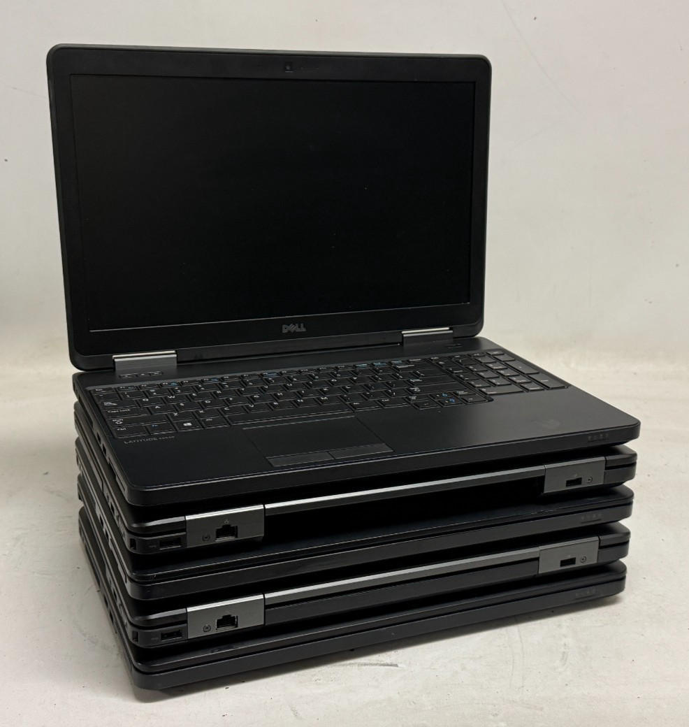 Dell Latitude E5540 15.6″ (i5/i7 4th Gen – Mixed RAM – NO OS/HDD) – Lot of 5