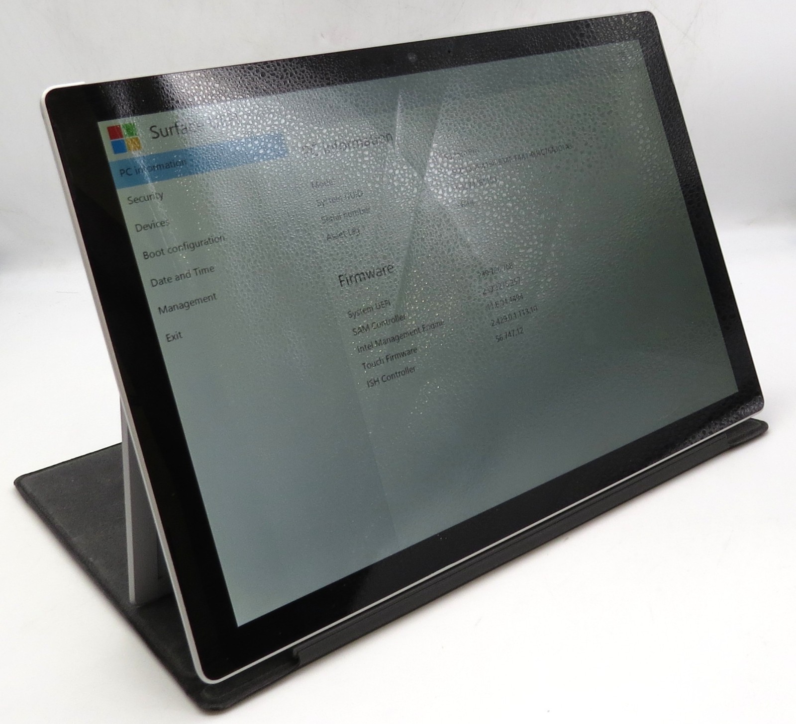 Microsoft Surface Pro 1796 | i5-4300U | 4GB RAM | 256GB SSD | No OS