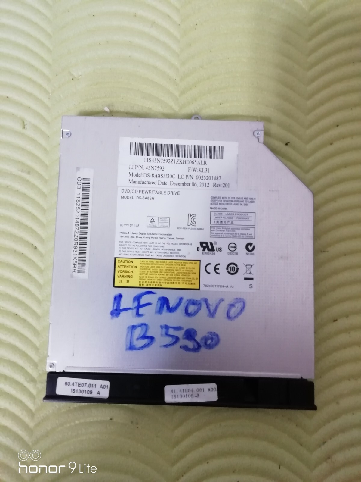 Lenovo B590 Player CD/DVD Burner