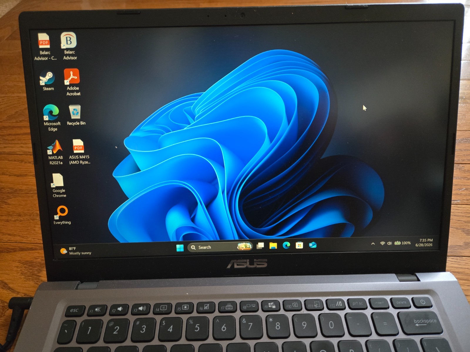 ASUS : M415UA-IS59 AMD Ryzen 5 5500U Mobile Proc 16GB RAM 512GB SSD Win 11 Home