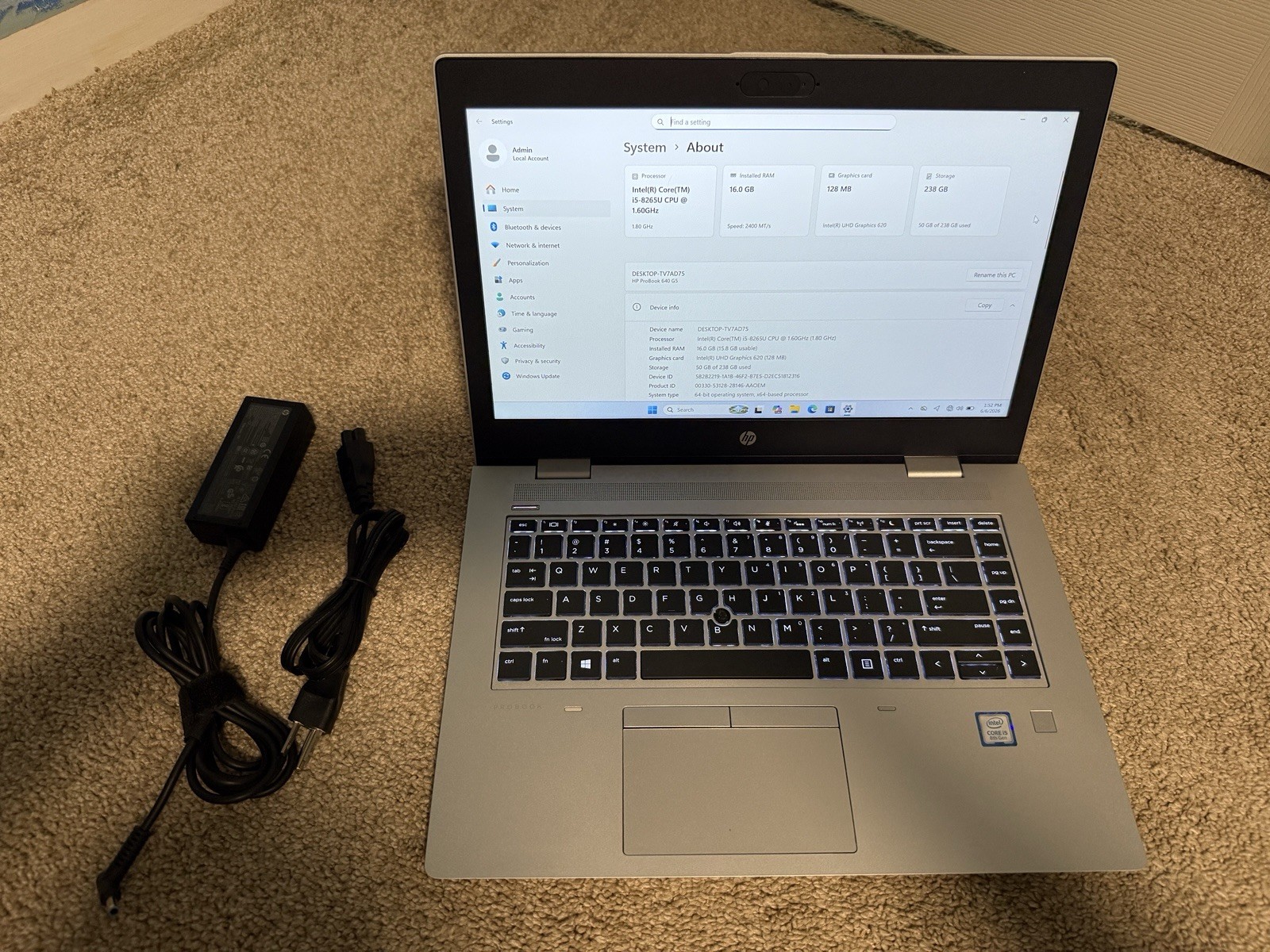 HP ProBook 640 G5 Laptop