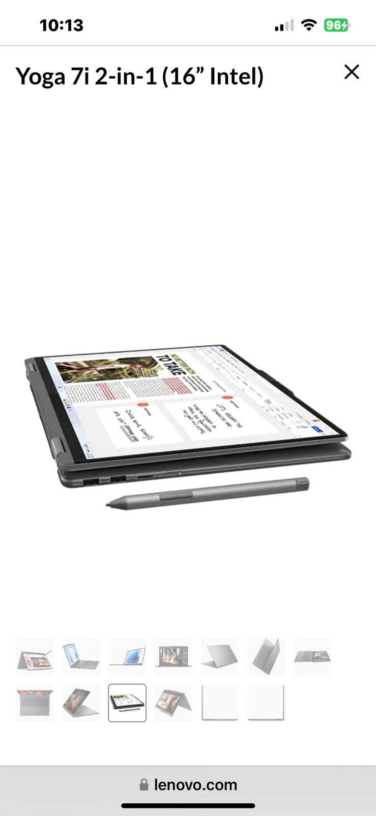 Yoga 7i 2-in-1 (16″ Intel)