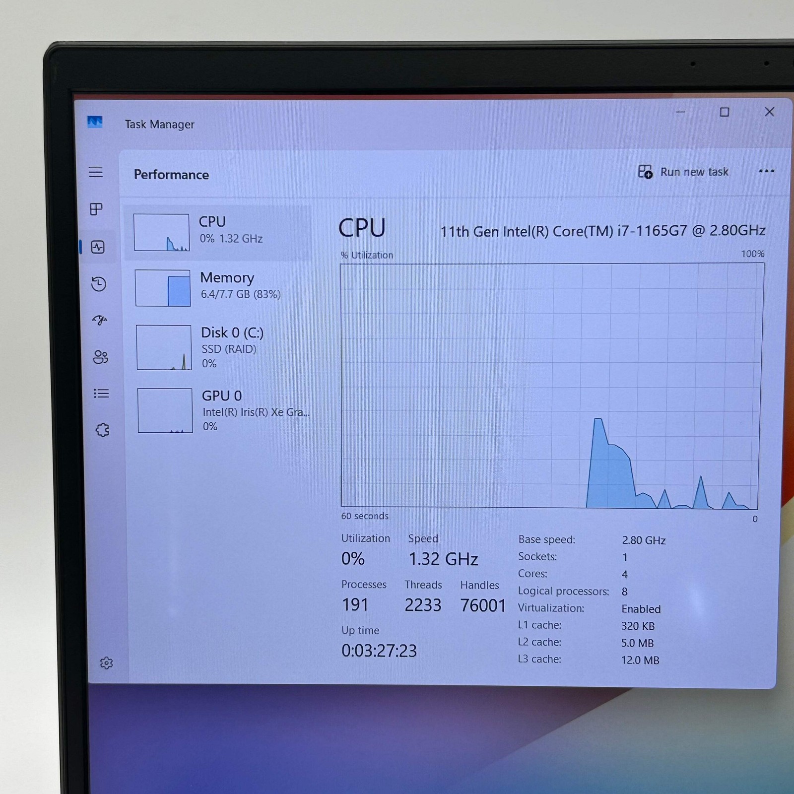 Asus ASUS VivoBook S533E 15.6″ i7-1165G7 8GB DDR4 512GB SSD Silver