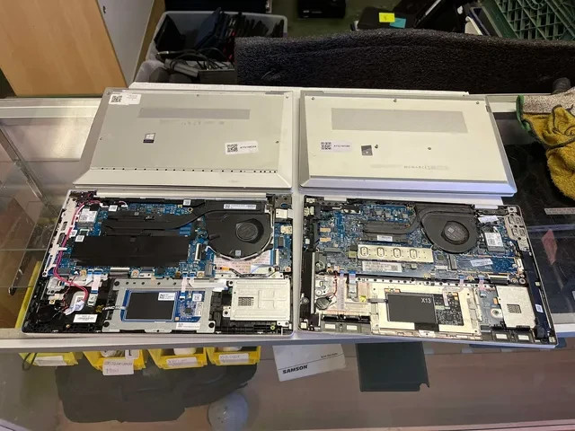 Lot of 4 HP EliteBook Laptops FOR PARTS OR REPAIR ONLY – READ DESCRIPTION CAREFU