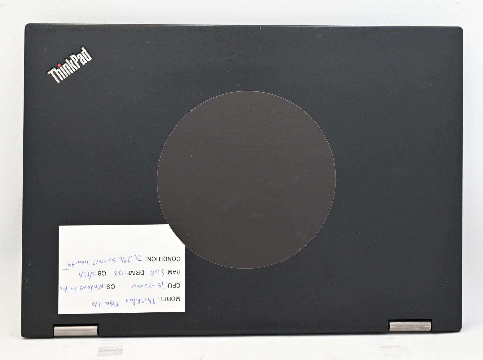 Lenovo Thinkpad Yoga 370 (2-in-1) i5-7200u 2.5GHz 8GB RAM 128GB SSD Windows 10 P