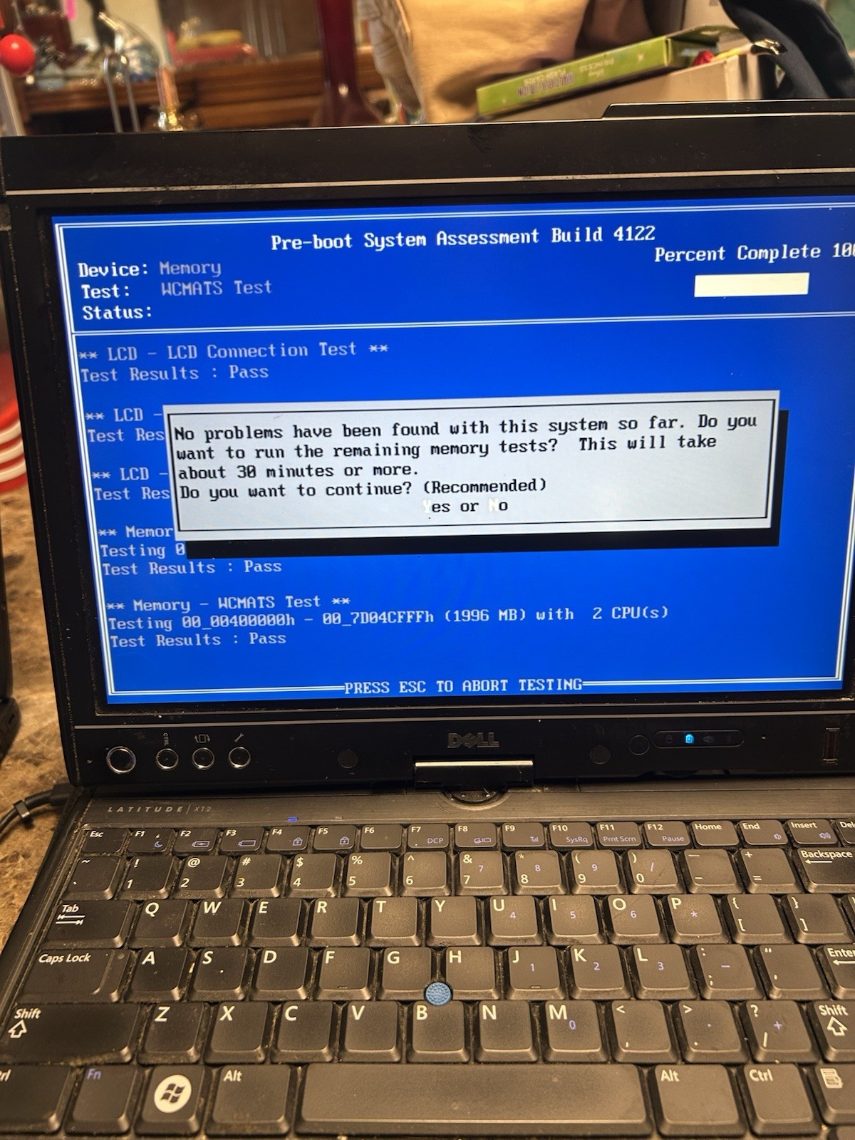 3 Dell Latitude XT2 12.1″ Intel Core 2 Duo 2GB RAM HDD No OS Black Wi-Fi