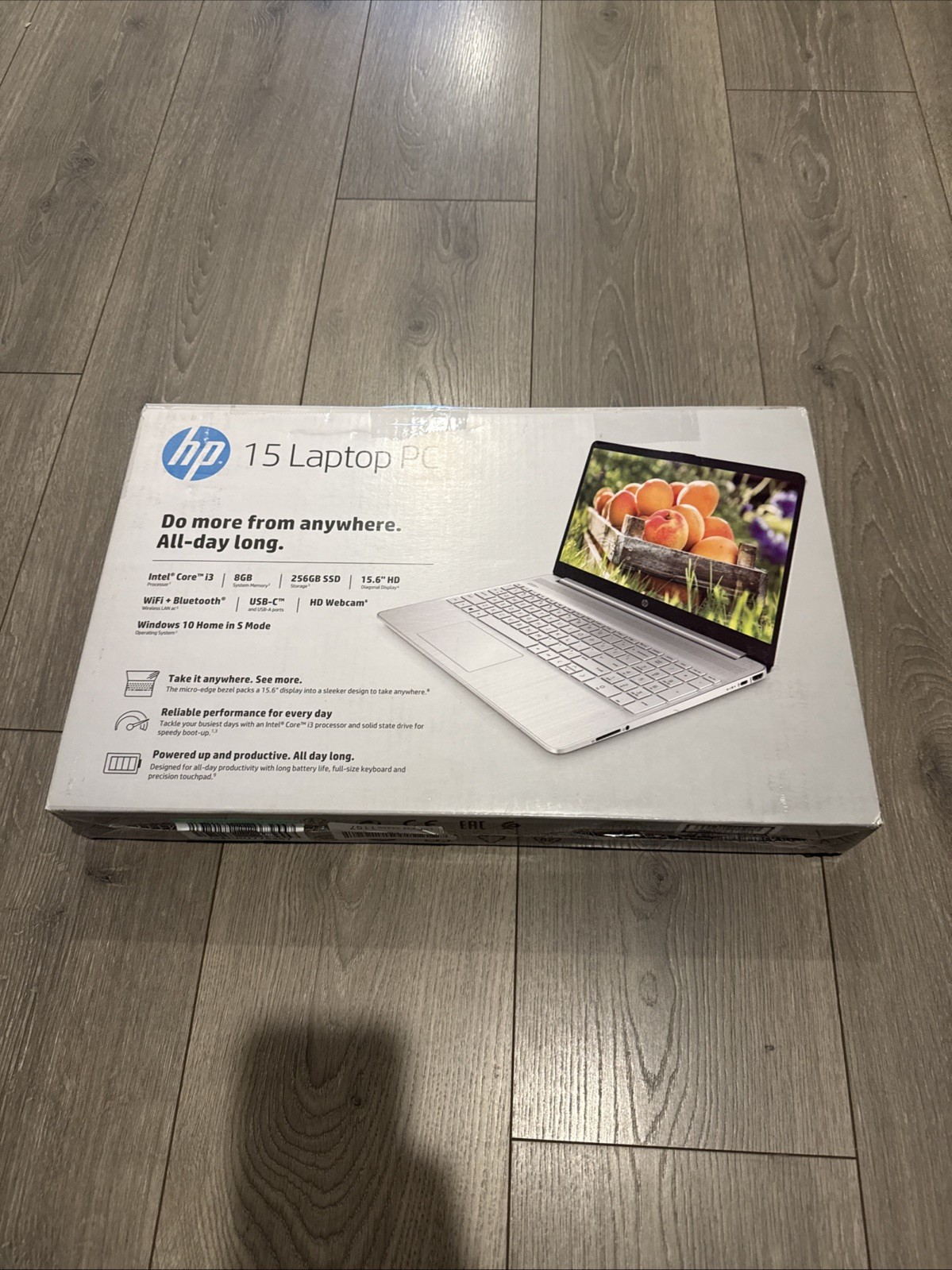 HP Laptop 15-dy1091wm, Intel Core i3-1005G1 8Gb DDR4 256GB SSD