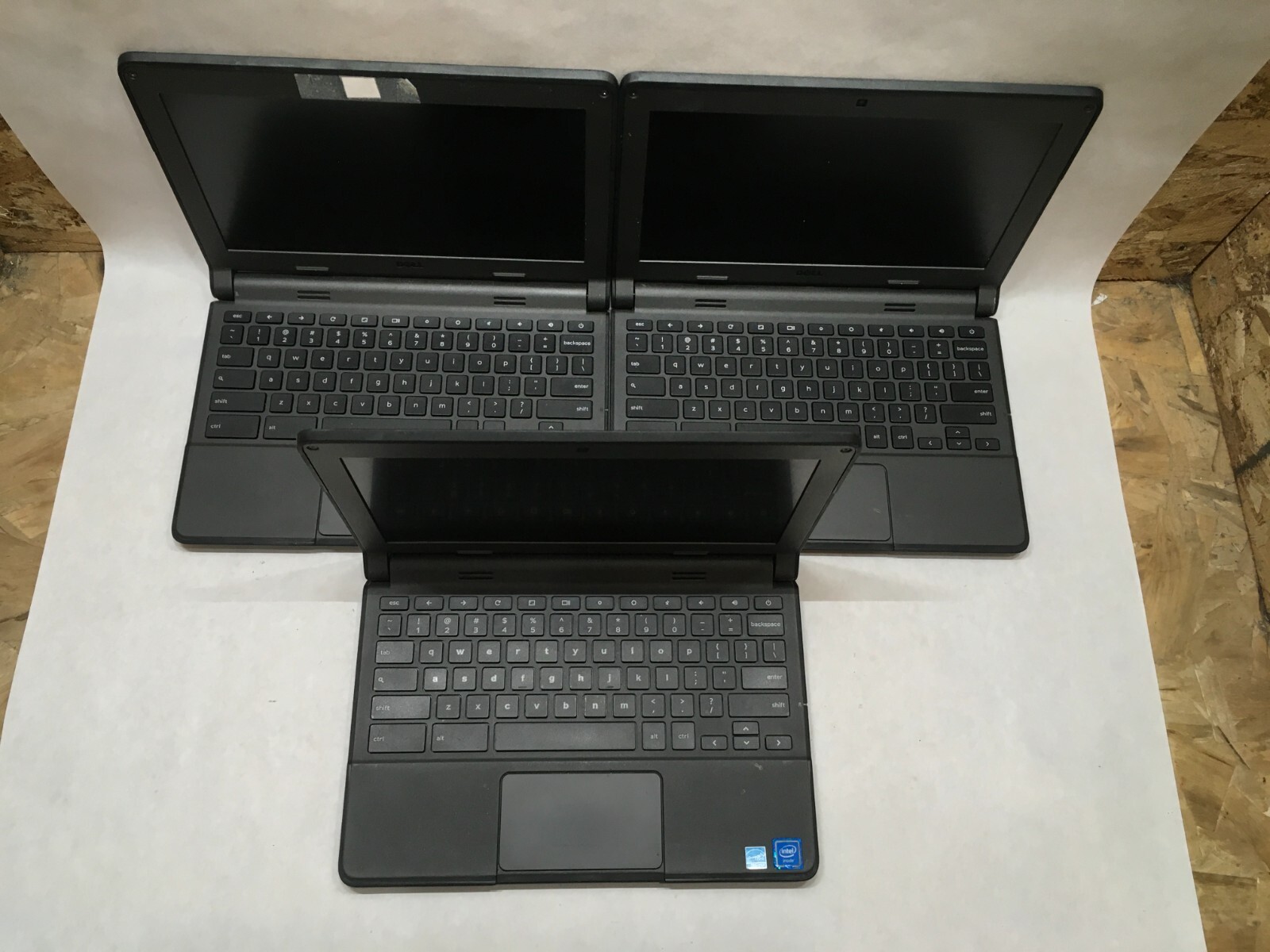 Dell Chromebook 11 3120 Lot of 6 Celeron 4 GB Ram 16 GB Storage Minor Issues- FT