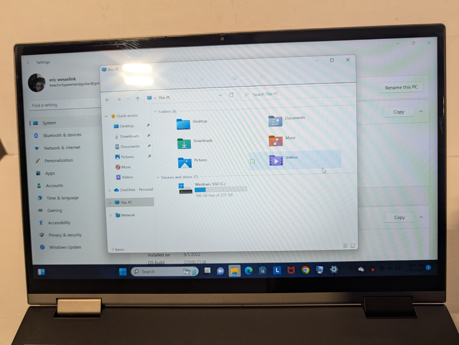 15″ Lenovo Yoga C740-15iml, i5-10210U, 12GB, 256GB SSD, Touchscreen