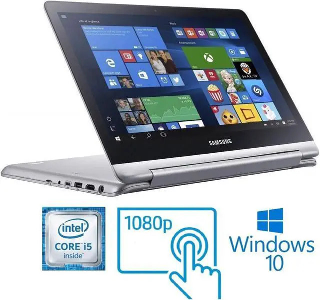 Samsung Spin 2-in-1 13.3 in Full Touch i5-7200U 12GB RAM 1TB HDD W10