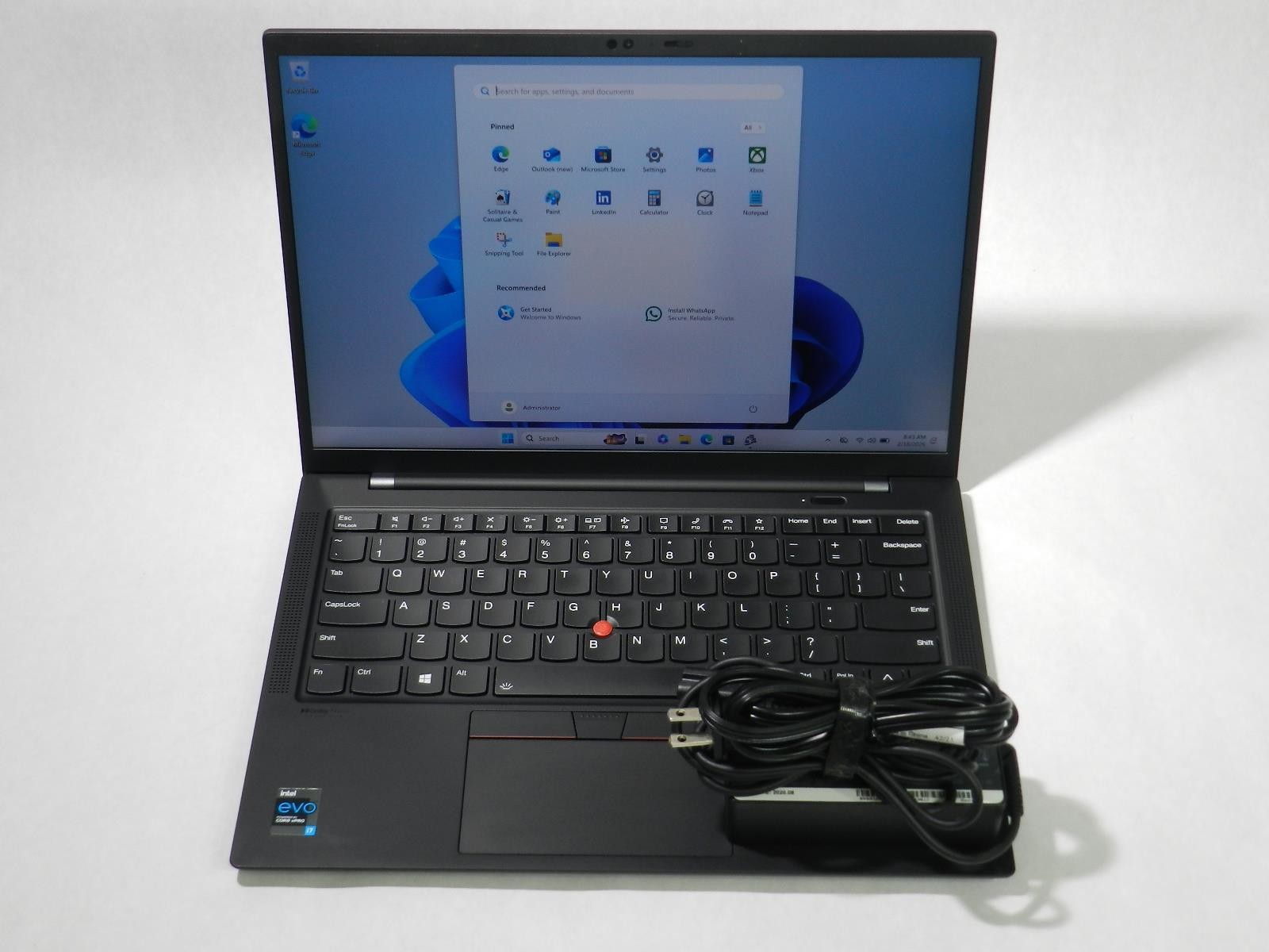 LENOVO THINKPAD X1 CARBON 9TH GEN | TOUCH | 11TH i7 | 512GB | 16GB | A+| BH 90%