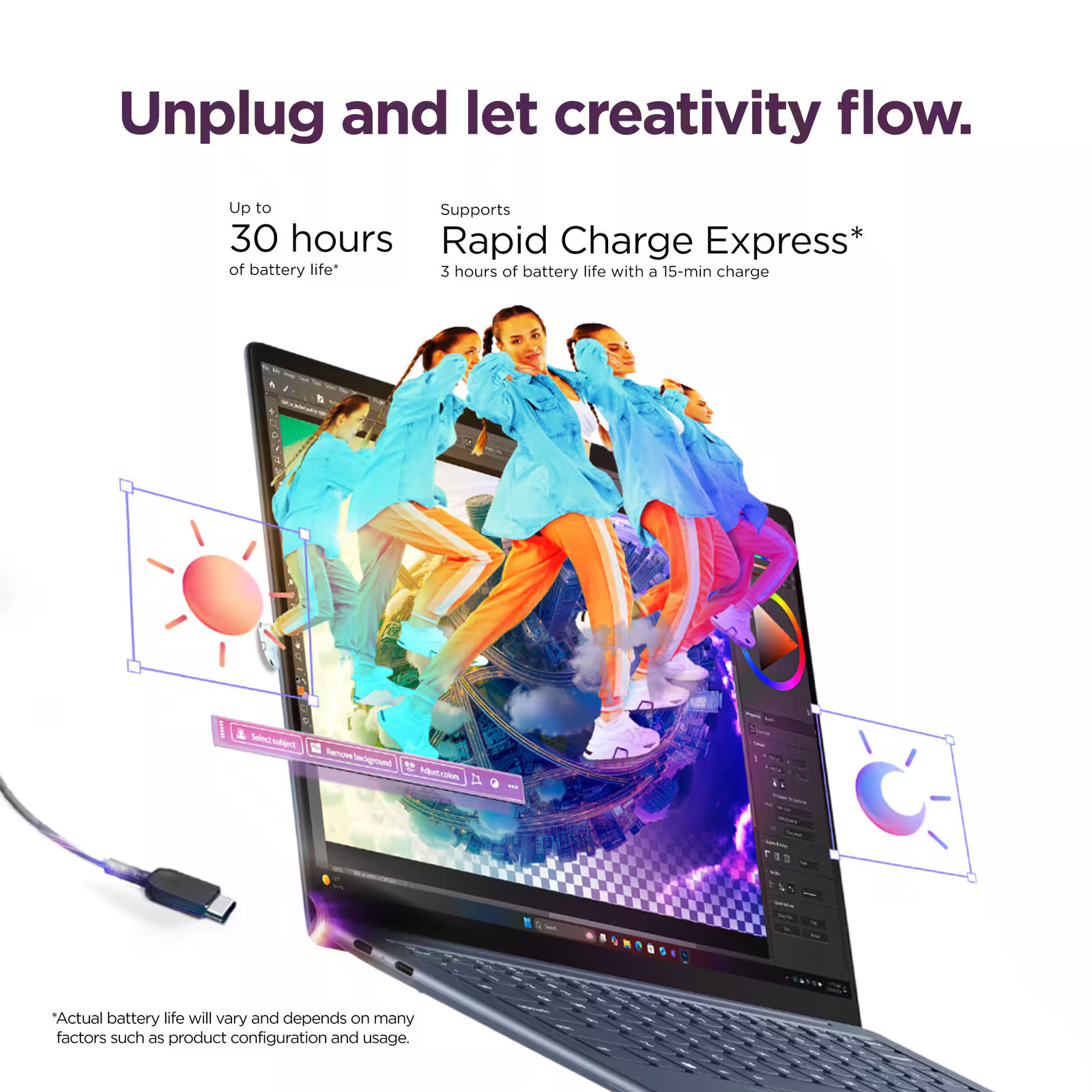 Lenovo – Yoga Slim 7x 14″ 2K OLED Touchscreen Laptop – Snapdragon X2 Elite X2…