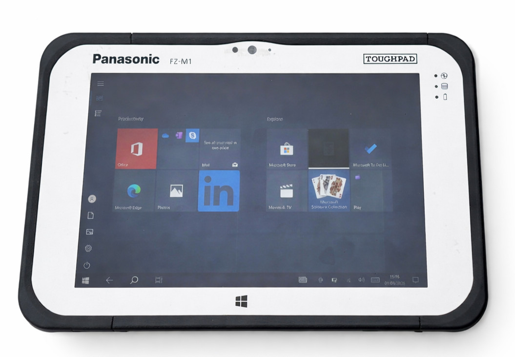 Panasonic ToughPad FZ-M1 MK3 I5 1.2GHz Win 10 8GB, 256GB Tablet LAN RJ45 4G GPS