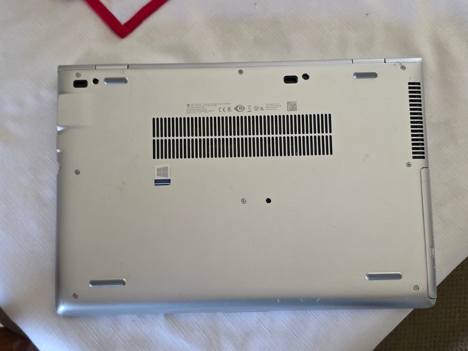 HP ProBook 650 G5 Intel Core i5-8265U 1.60GHz 8GB RAM 256GB SSD