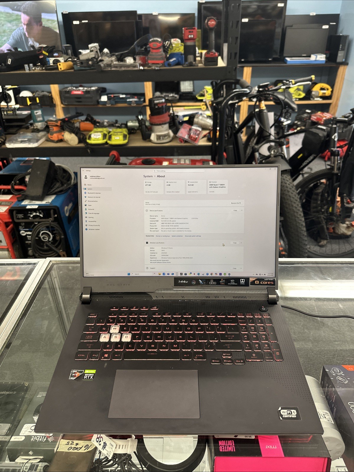 Rog Strix G713 5000 Series Laptop