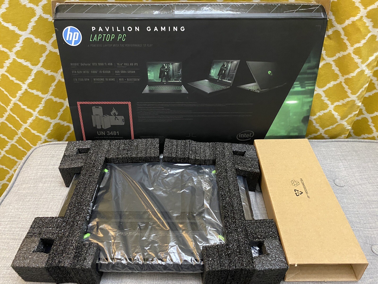 HP Pavilion Gaming Laptop 15.6″, Intel Core i5-8300H, NVIDIA GF GTX 1050Ti 🎁